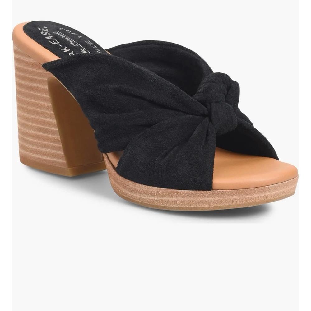 Kork-Ease “Haya” Slide Suede Mules Sandals